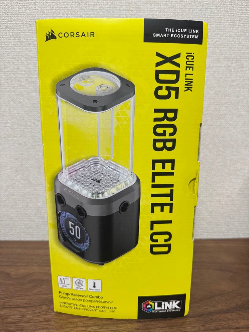 Corisar iCUE LINK XD5 RGB ELITE LCD リザポン