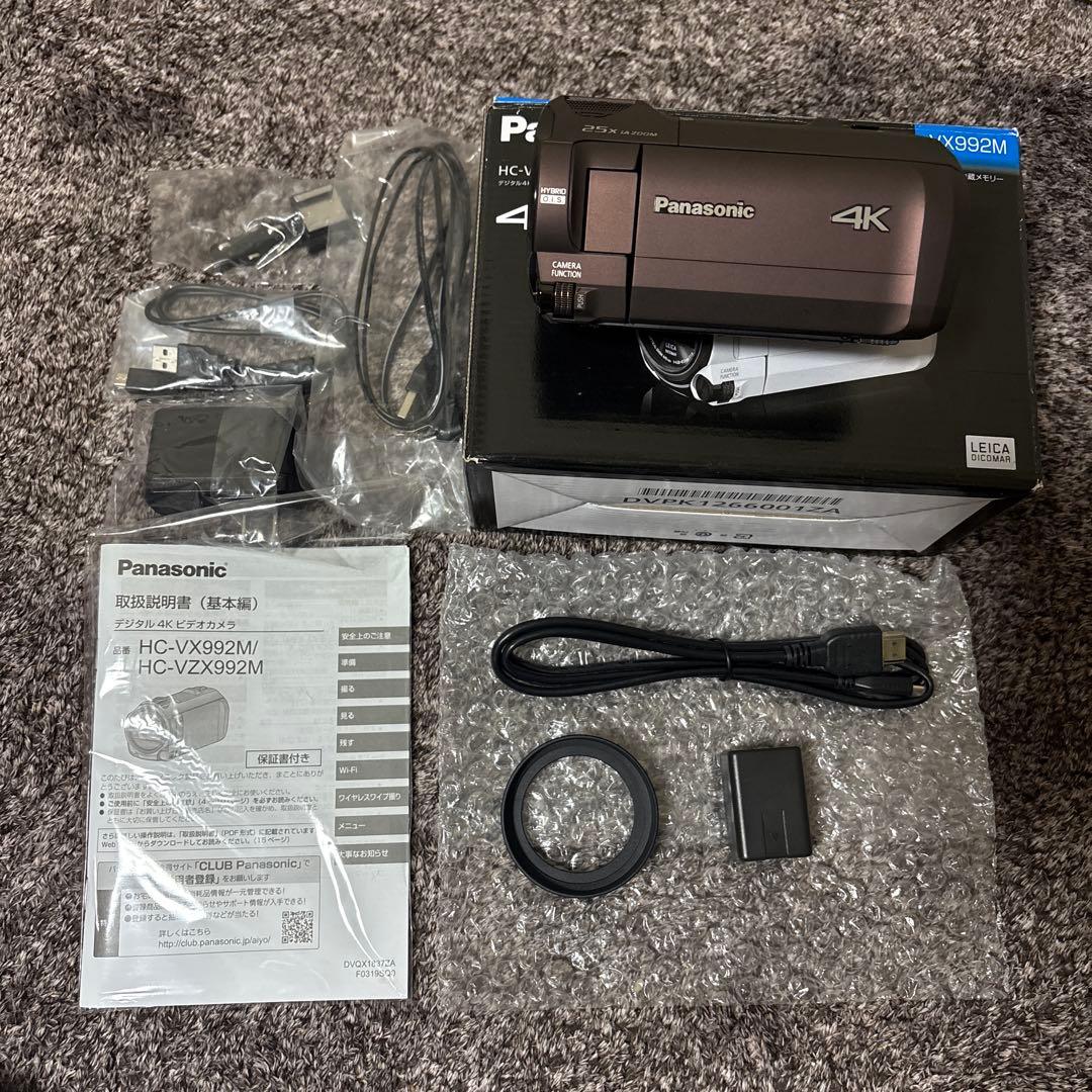 Panasonic HC-VX929M 4Kビデオカメラ本体