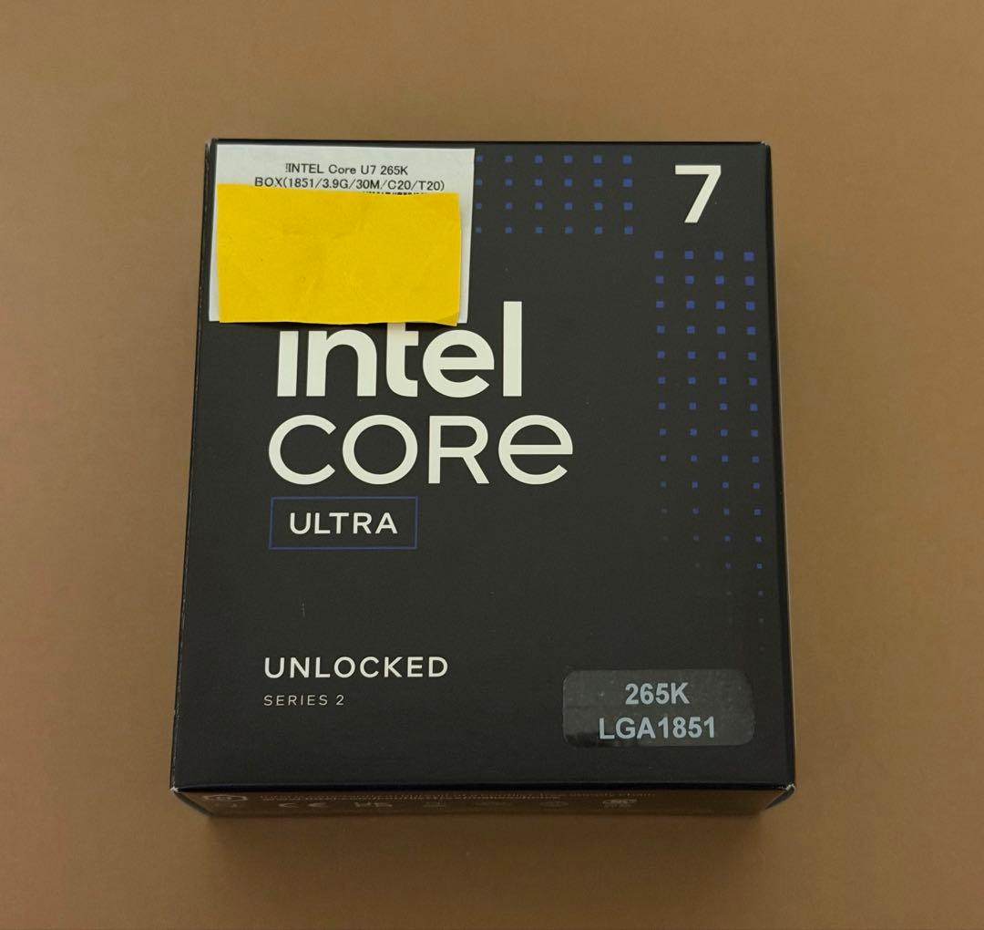 Intel Core Ultra 7 265K アンロック CPU