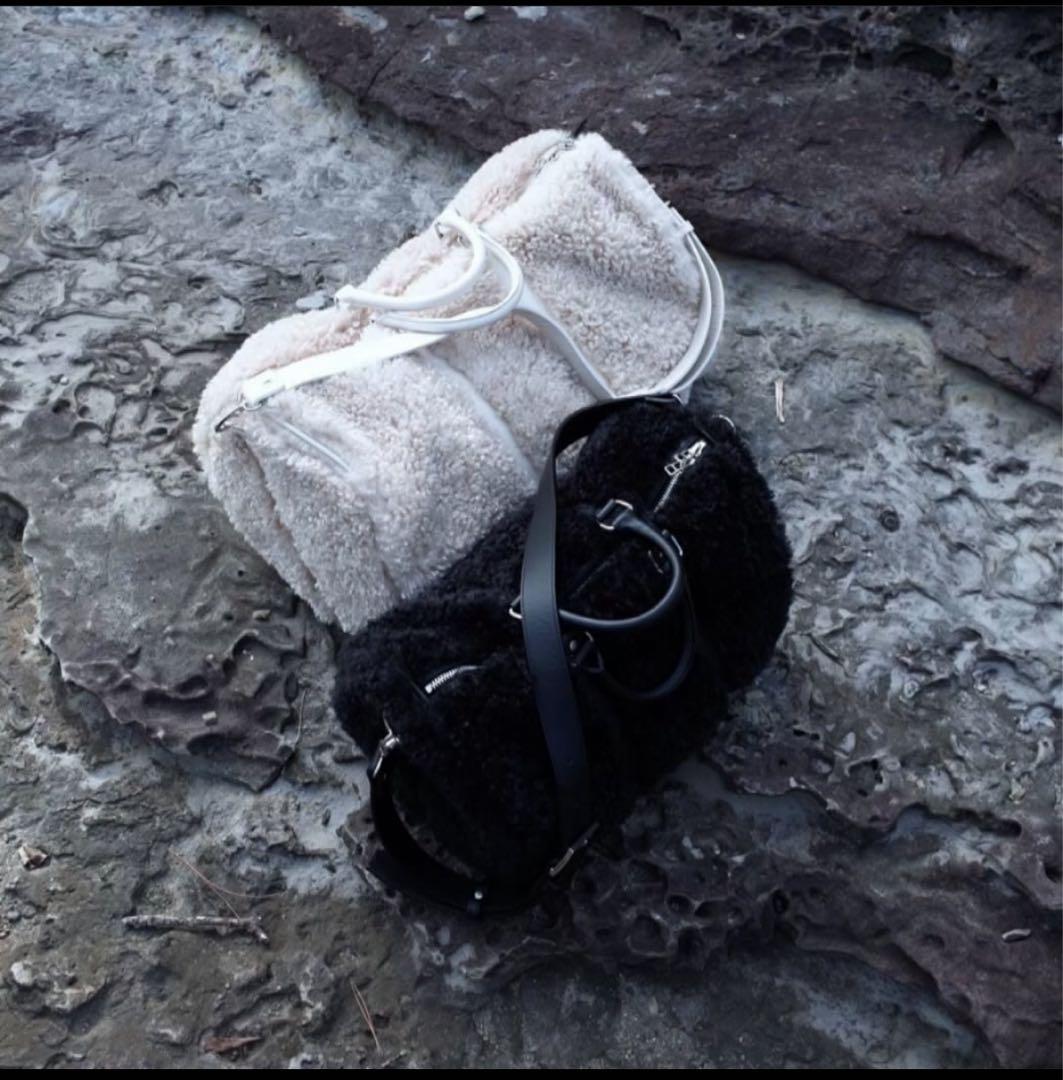 あ*お様 bio wear ボストンバック　white