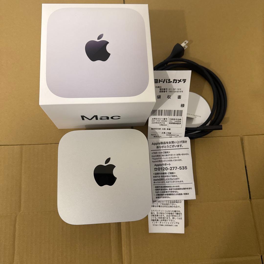 Mac mini M4 16GB/512GB シルバー 美品