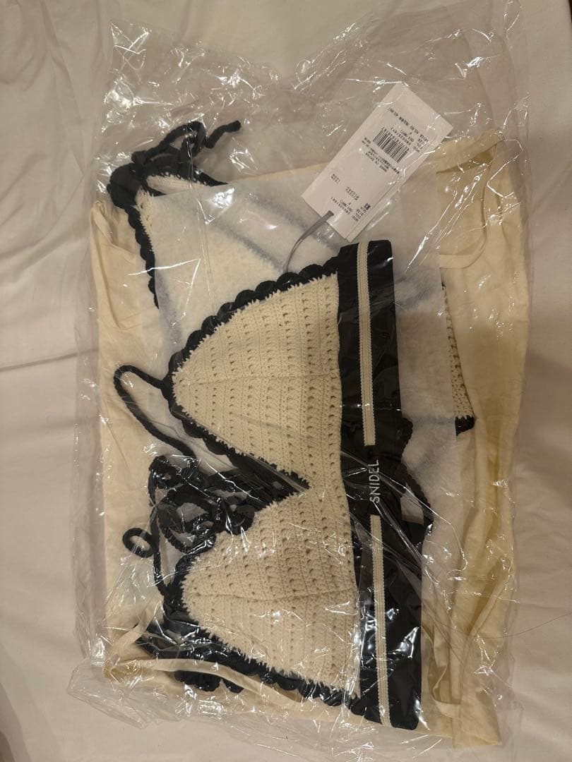 SNIDEL リュックセットクロシェビキニ WHT