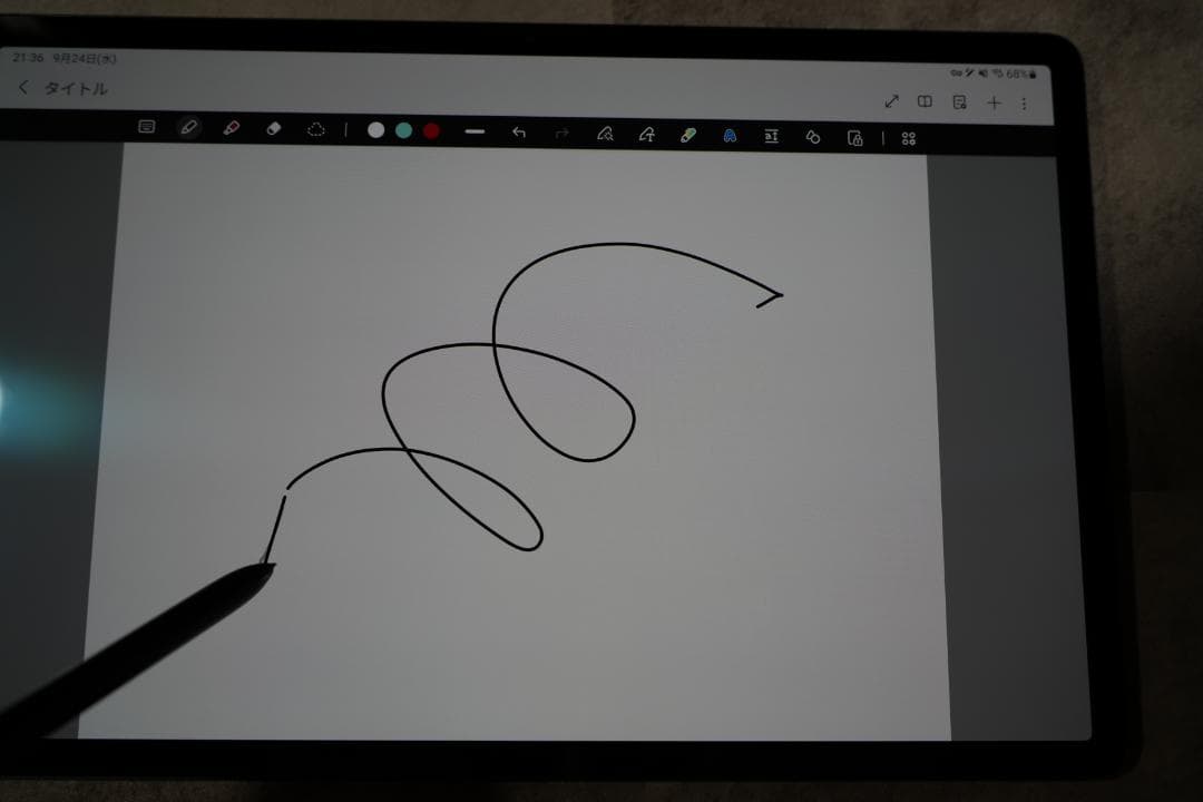 Samsung Galaxy Tab S7+ Wi-Fi SM-T970 Sペン