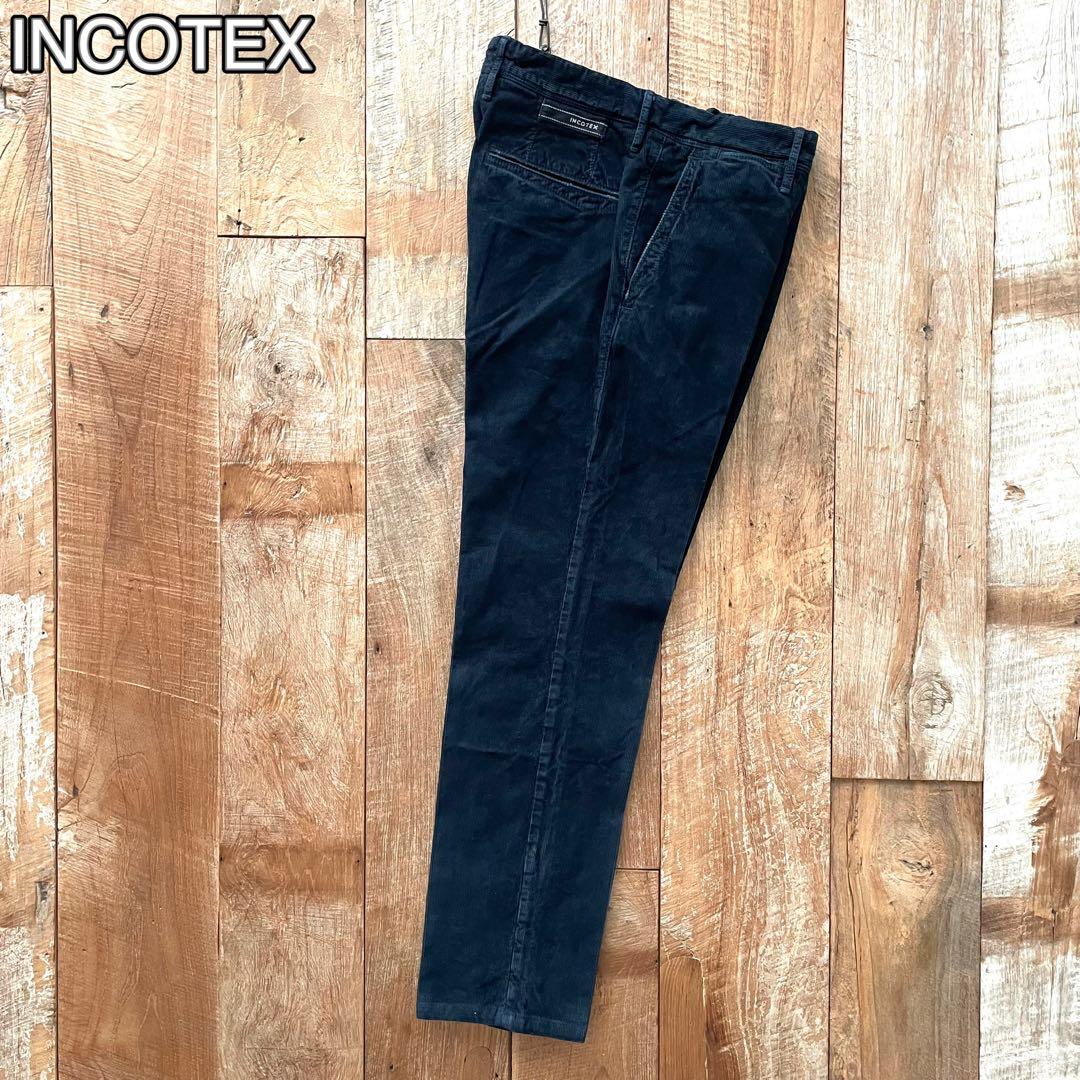【美品】INCOTEX SLACKS コーデュロイ スラックス パンツ 30