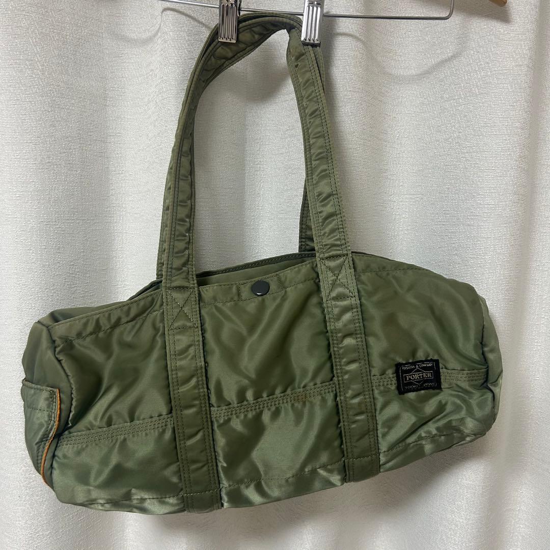 超美品　希少 ポータータンカー ダッフル ミニボストンバッグSセージ 吉田カバン