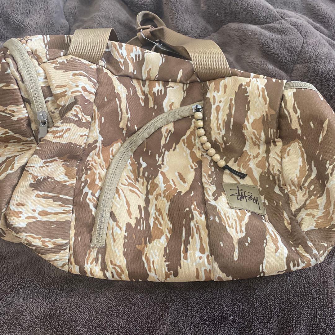 Stussy カモフラージュ ボストンバッグ