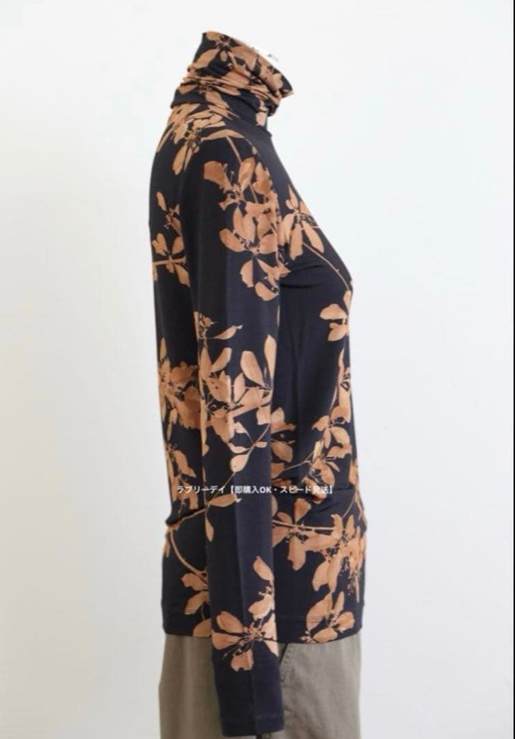 【美品】ドリスヴァンノッテン ハイネックジャージ カットソー セカンドスキン S