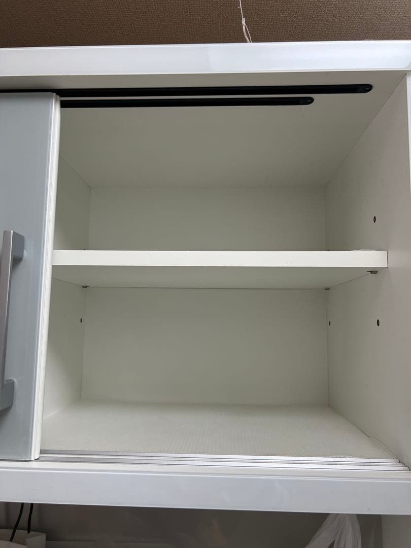 【彼岸花】ホワイトキッチン収納 食器棚