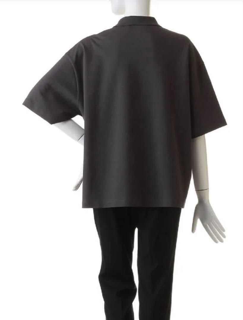 24SS ebure カノコ ポロシャツ 黒　38