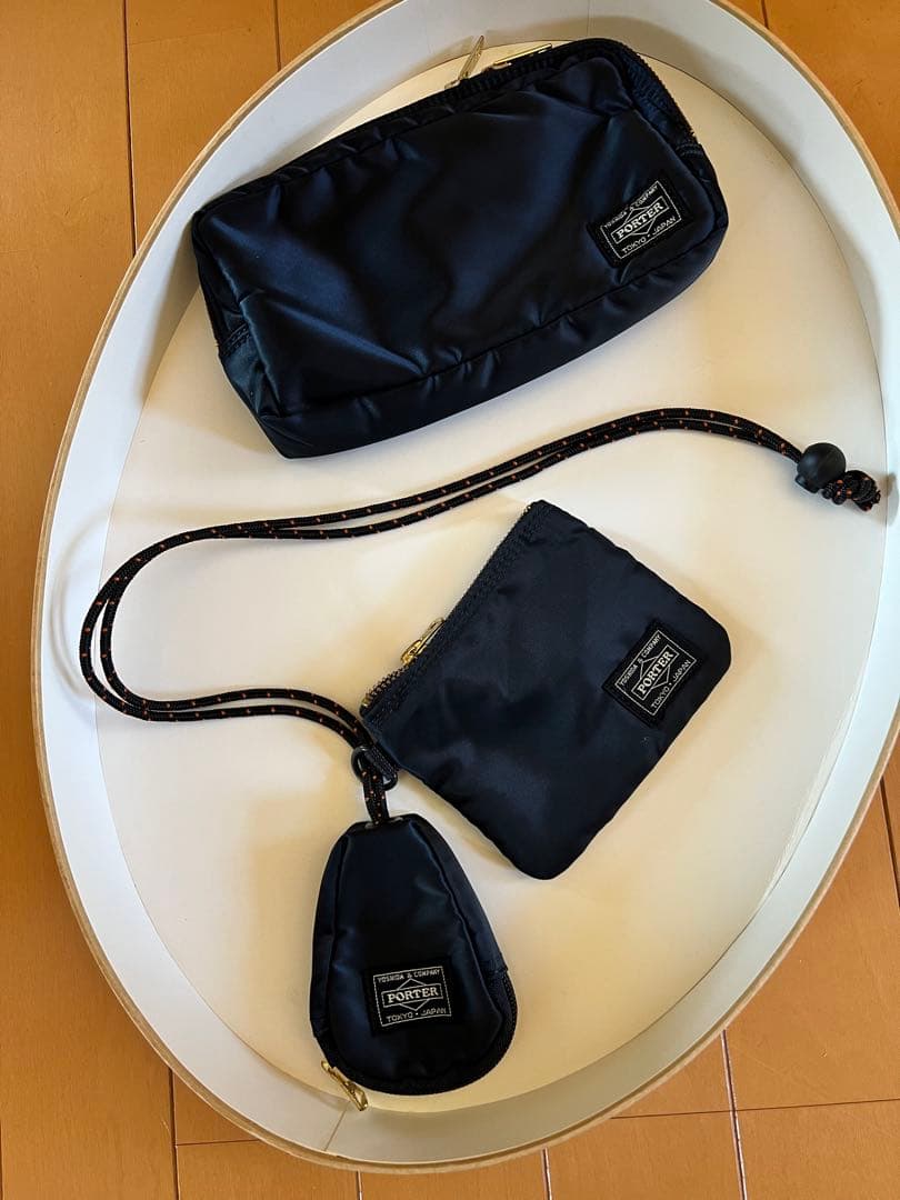 porter タンカーNAVY KeyPack&ケース ポーチセット中古