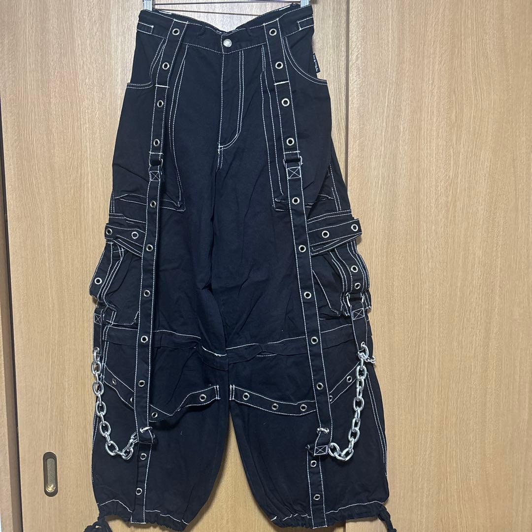 TRIPP nyc 2wayブラックワイドパンツ s