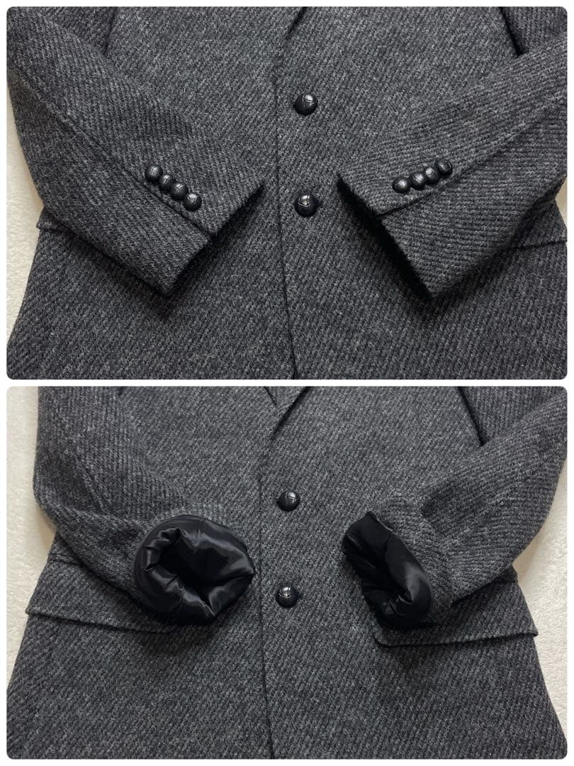 未使用に近い　NEWYORKER MOON テーラードジャケット ヘリンボーン