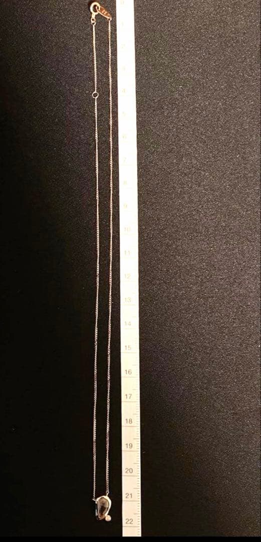 ete ネックレス K10 PG フローライト ダイヤモンド