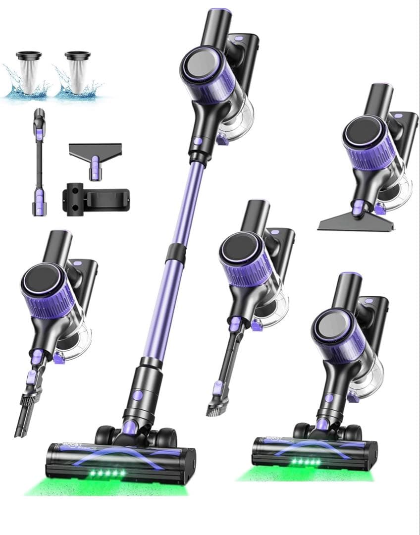 掃除機 コードレス【A10月新登場！！70Kpa超強力吸引！自立式