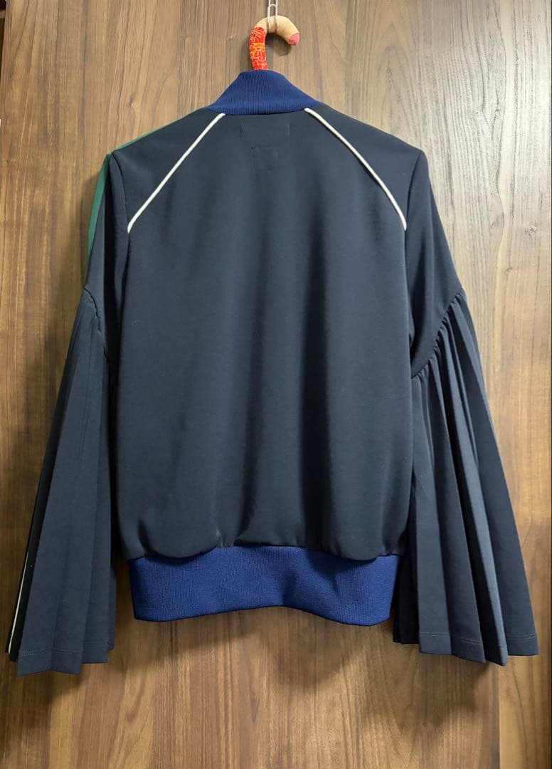 【FACETASM】ファセッタズム／プリーツスリーブジップアップジャケット