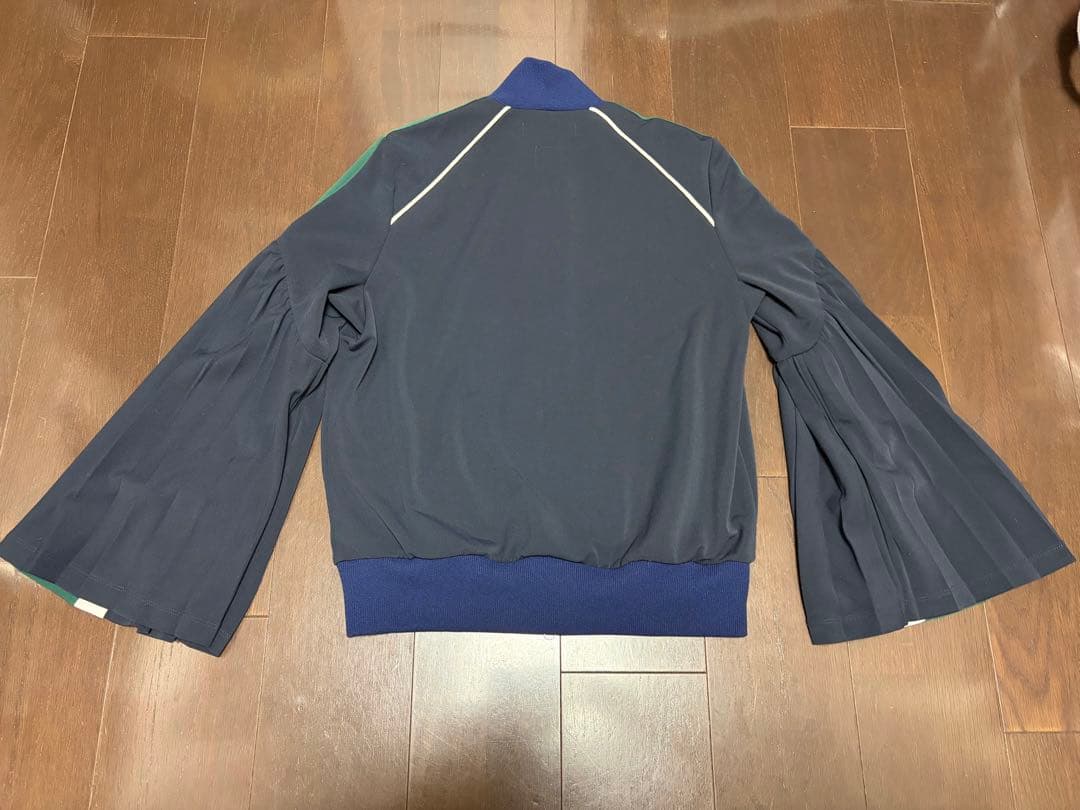 【FACETASM】ファセッタズム／プリーツスリーブジップアップジャケット