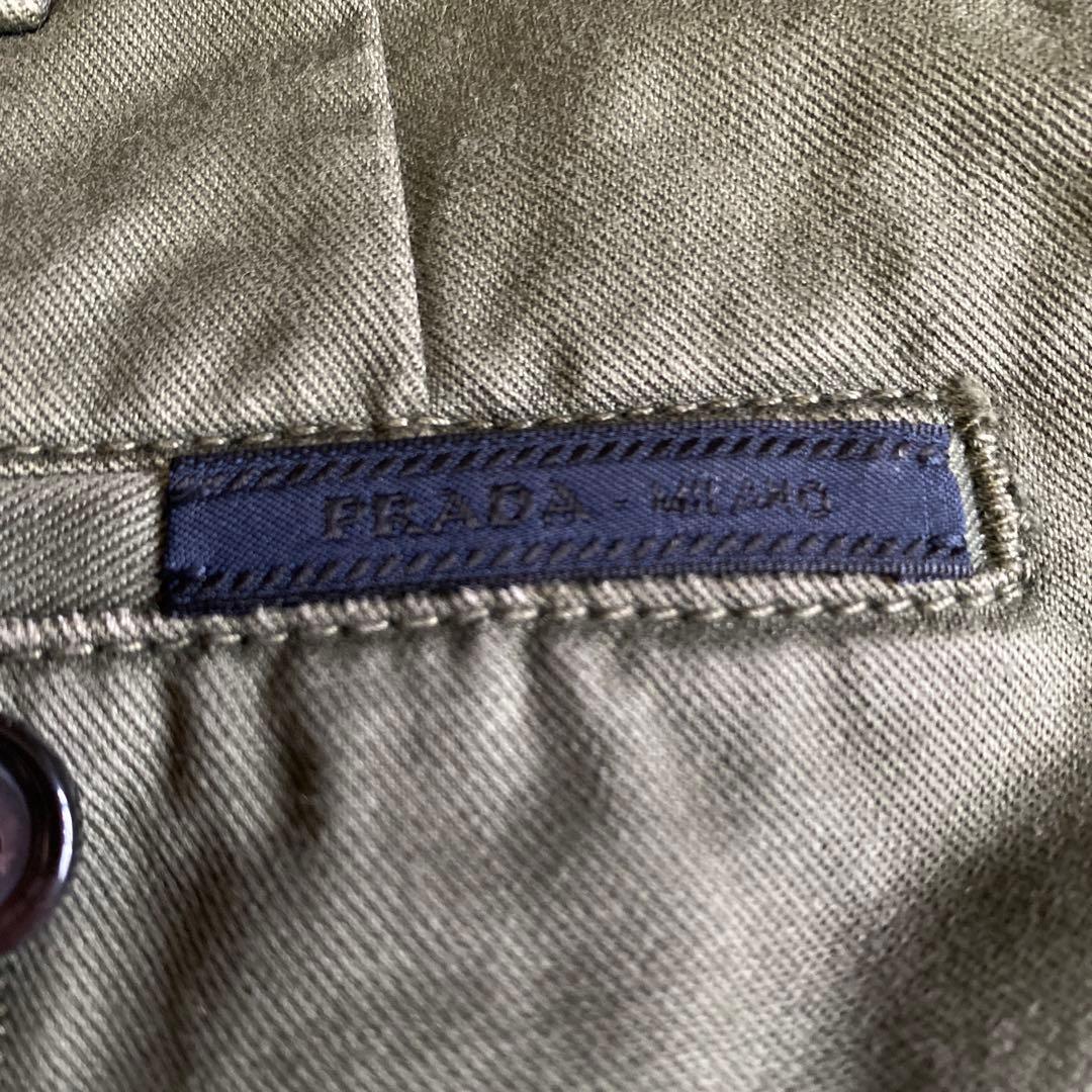 PRADA メンズスラックス　コットン