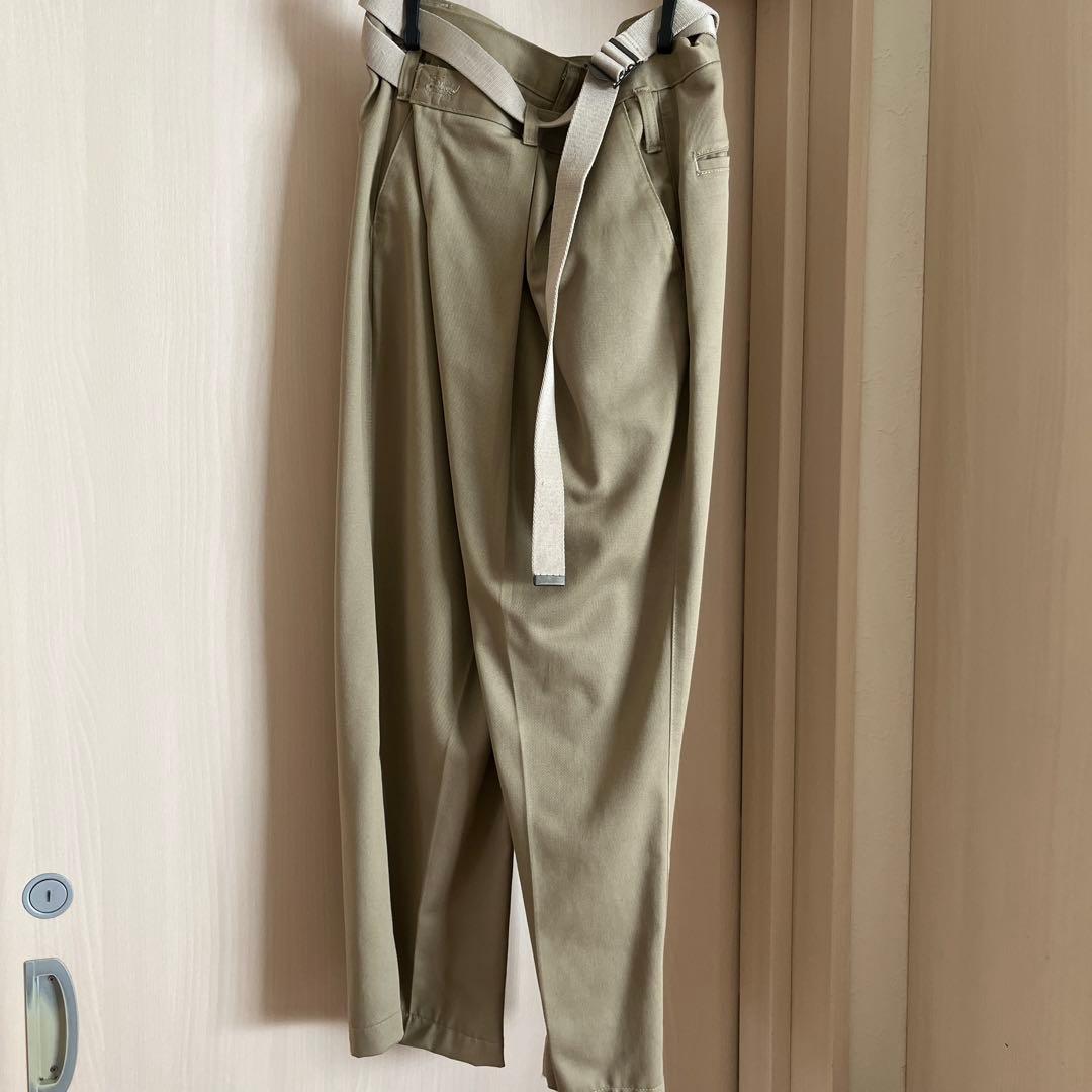 Oka　MAISON EUREKA カーキ チノパン ベルト付き