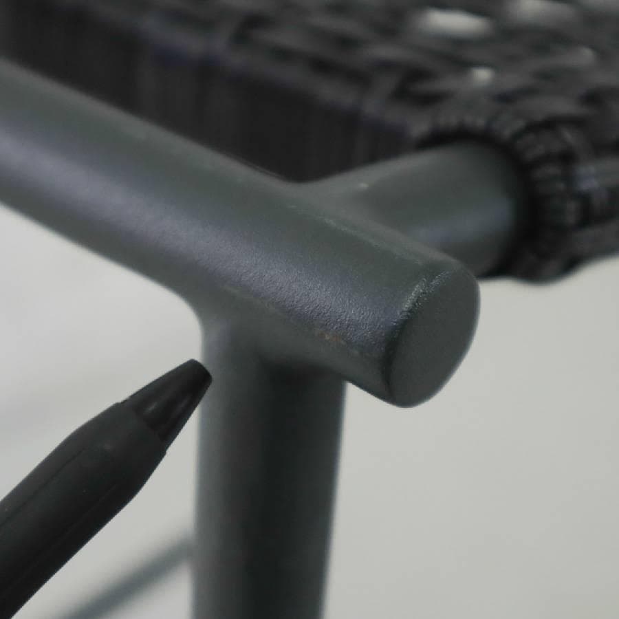 PATIO PETITE MAシリーズ ハイスツール ブラック 人工ラタン 2