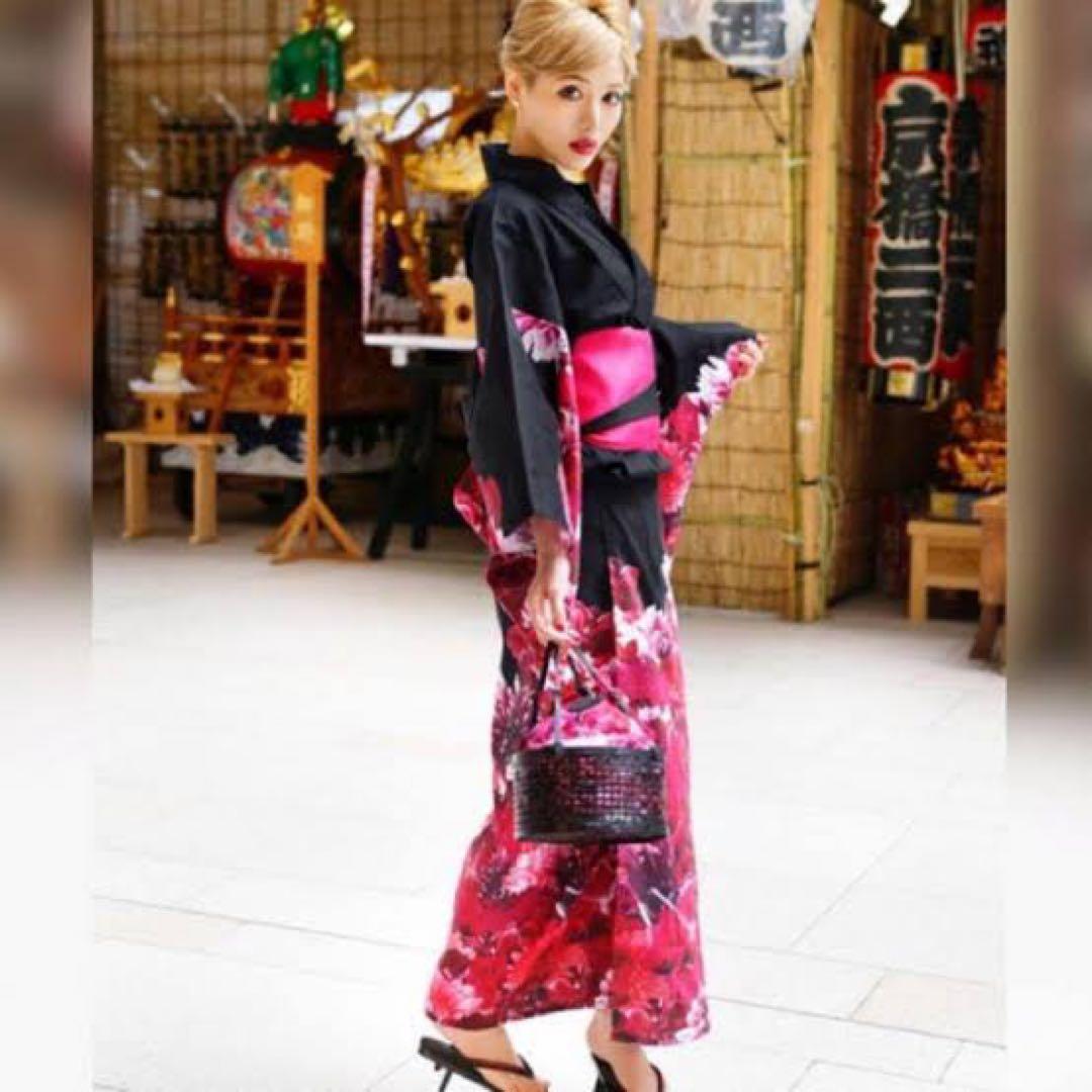 Rady リゾフラ　浴衣　黒