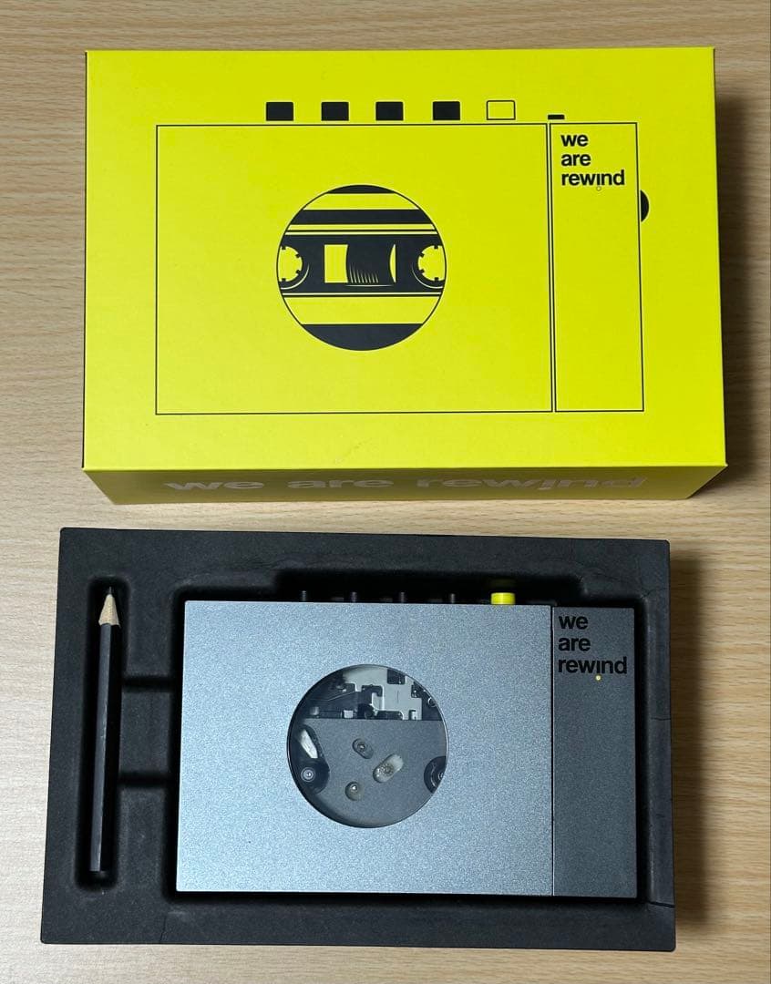 WE ARE REWIND カセットプレーヤー(WE-001)