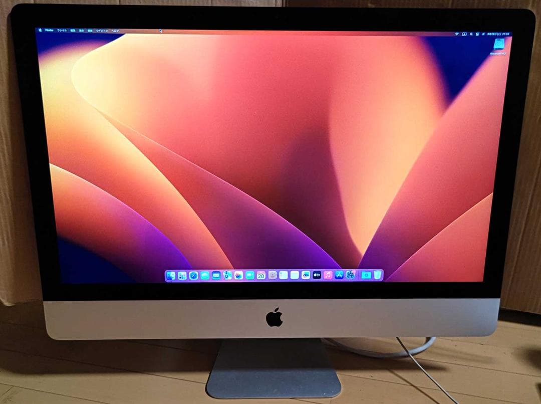 iMac Retina 5K 27インチ 2017 8GB 1.03TB