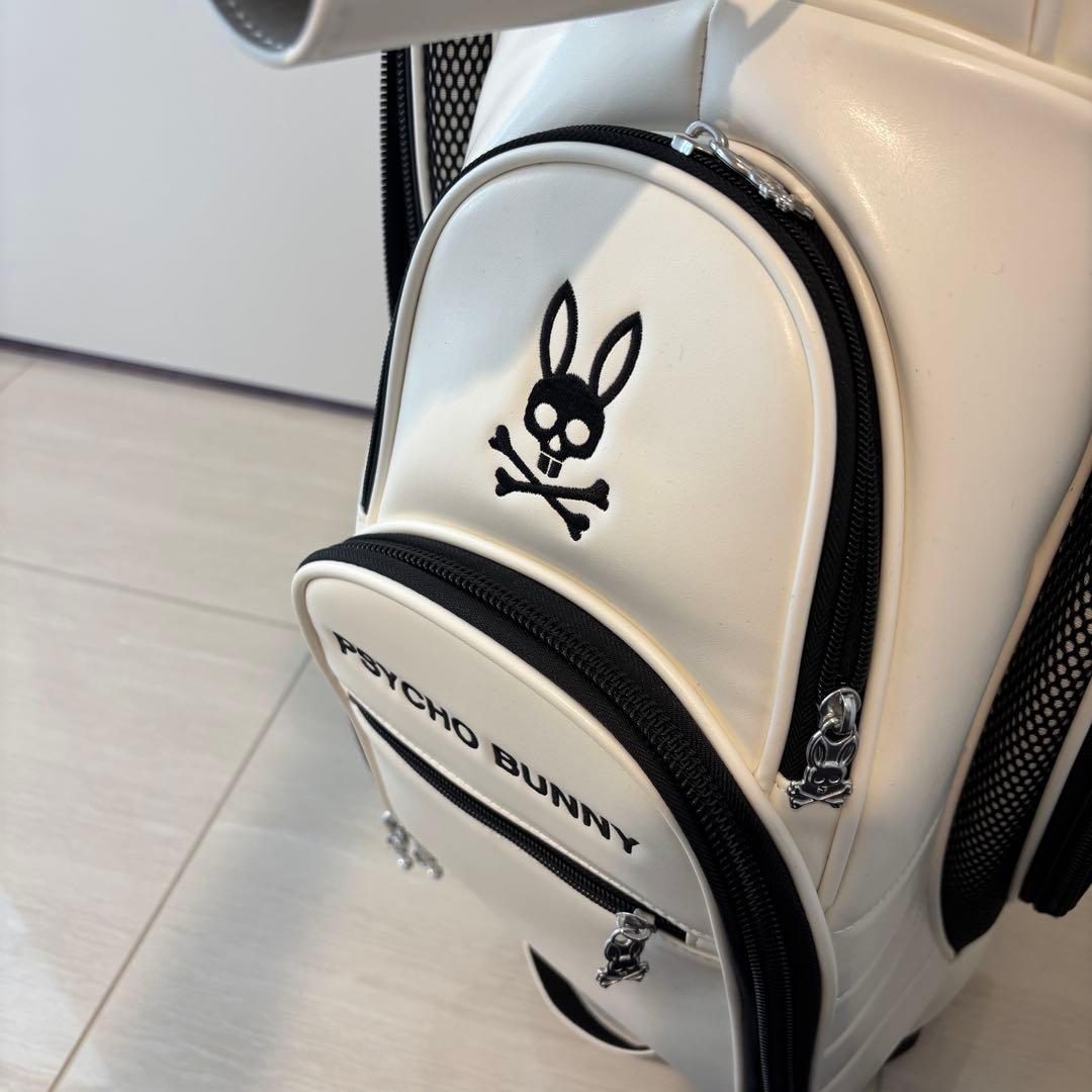 新品未使用 PSYCHO BUNNY キャディバッグ ホワイト