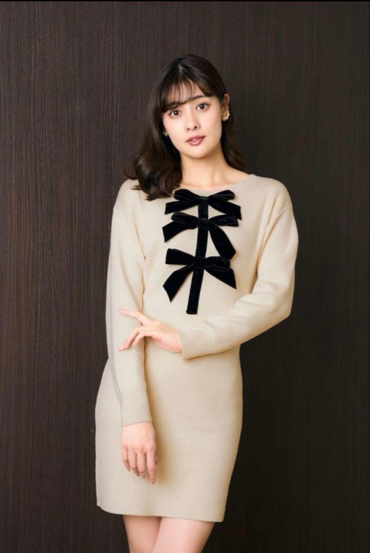 【SALE中！】herlipto Simone Knit Mini Dress