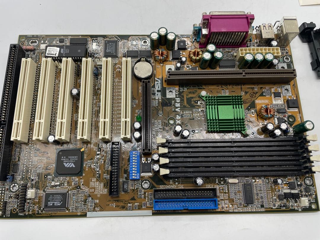 ASUS P3V4X Slot 1 マザーボード ISAスロット搭載