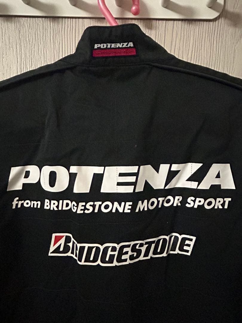 春*助様 美品 ブリジストン刺繍 つなぎ ブラック オーバーオール 作業服 厚着