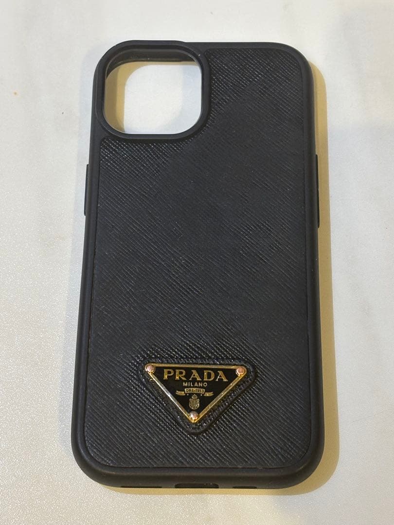 純正PRADA iPhone15用ケース ブラック