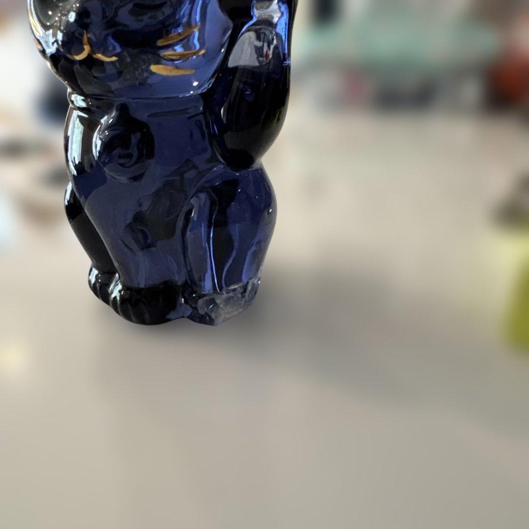 バカラ♡招き猫ブルー