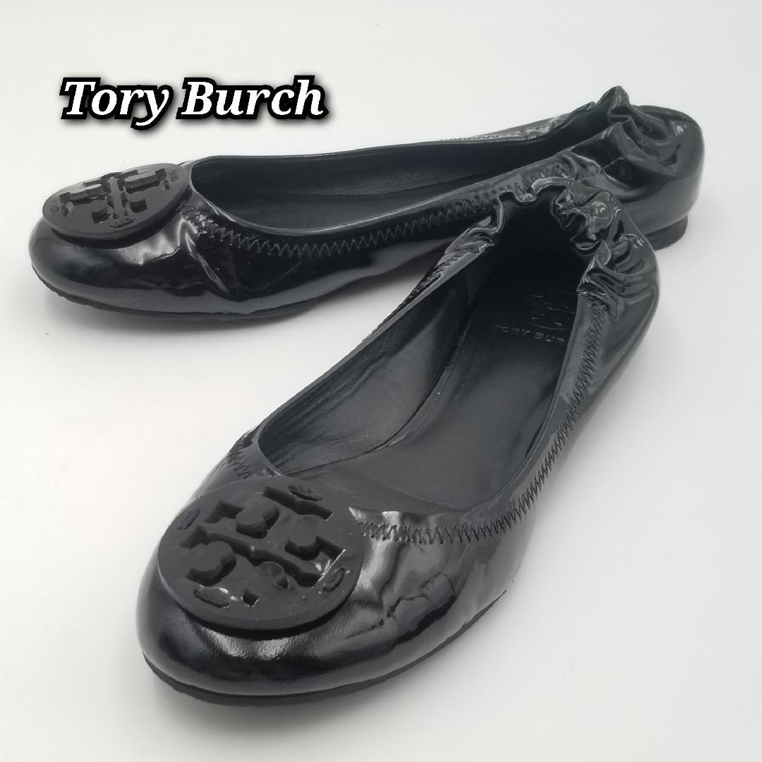 美品 Tory Burch トリーバーチ パンプス バレエシューズ ローヒール