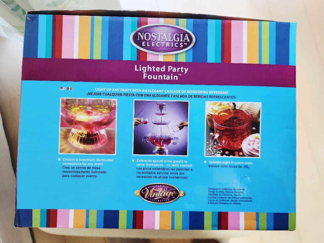 キッチン家電 Lighted Party Fountain