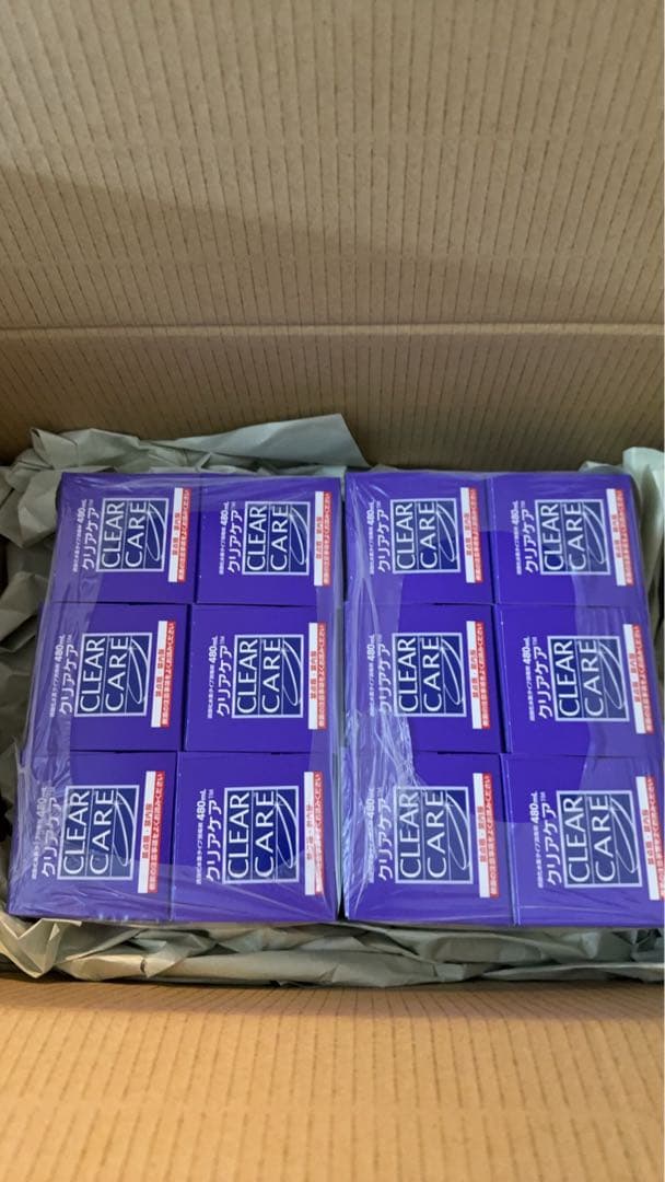 CLEAR CARE ソフトコンタクト洗浄液 480ml 大容量12本