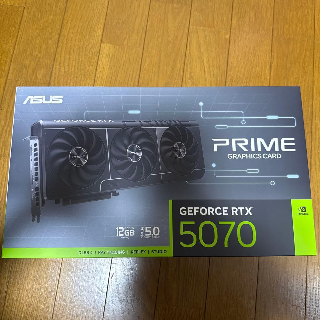 【ASUS】PRIME RTX 5070 12G　▼即購入可