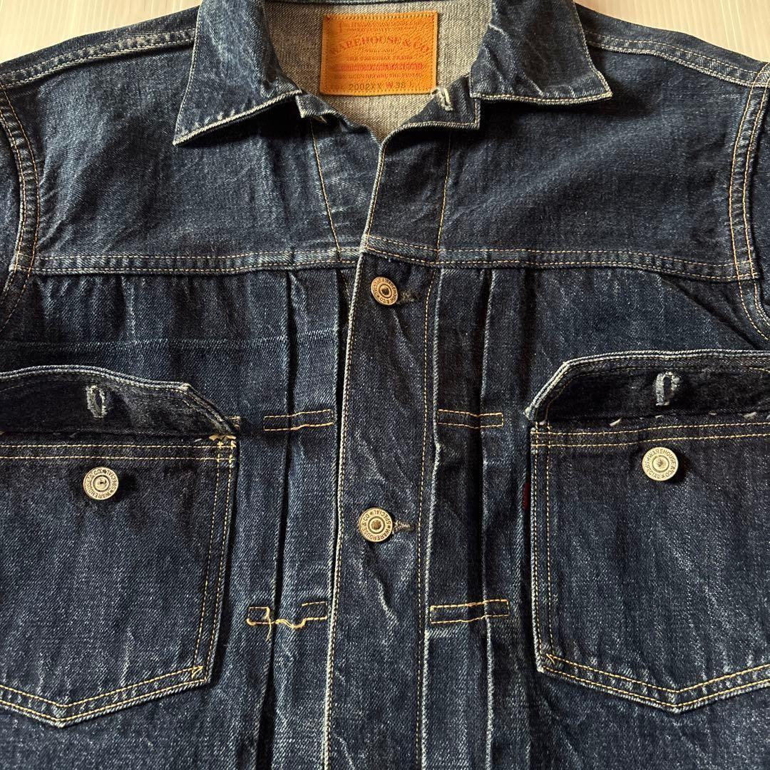 Warehouse デニムジャケット 2002XX サイズ38 2ndモデル