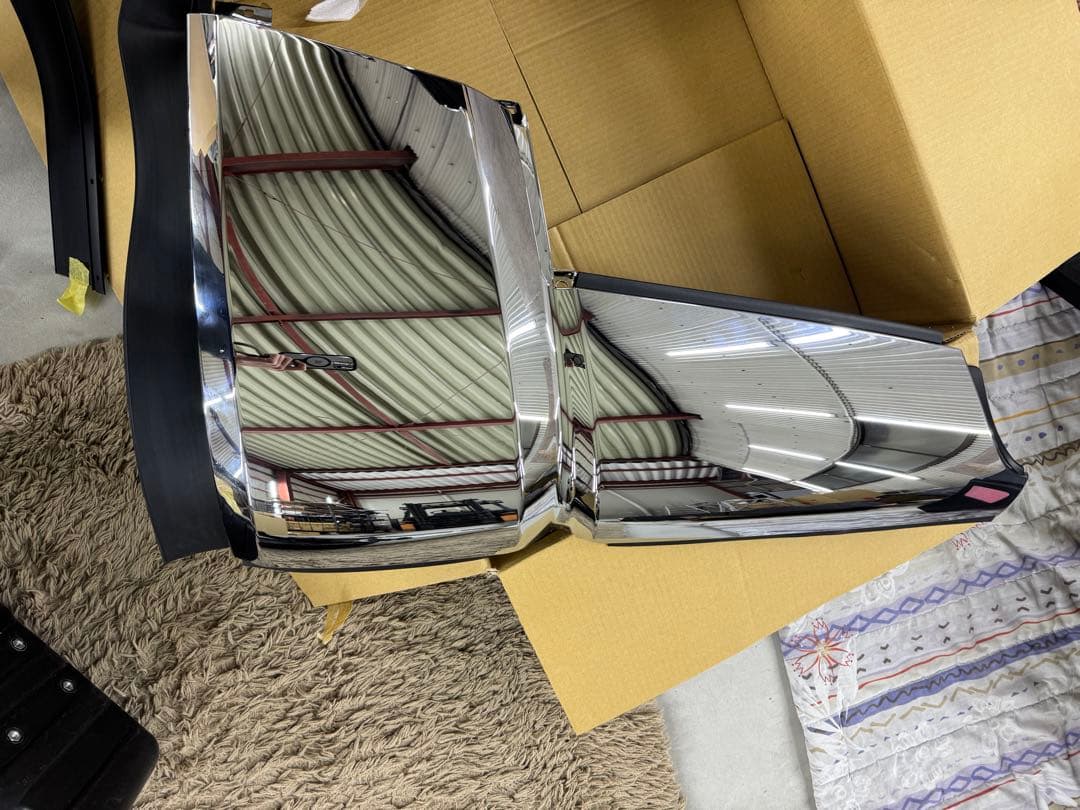 ふそう17スーパーグレート　純正コーナーメッキ