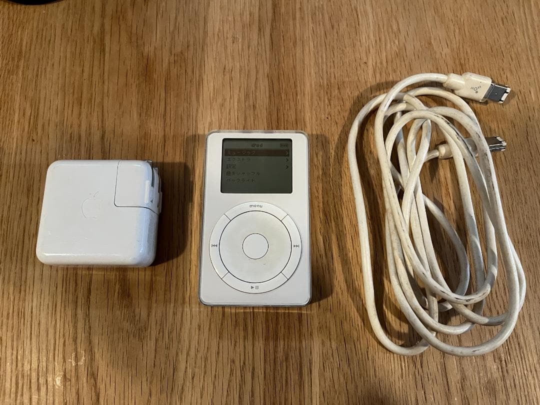Apple iPod Classic 第1世代 Firewireケーブル 充電器