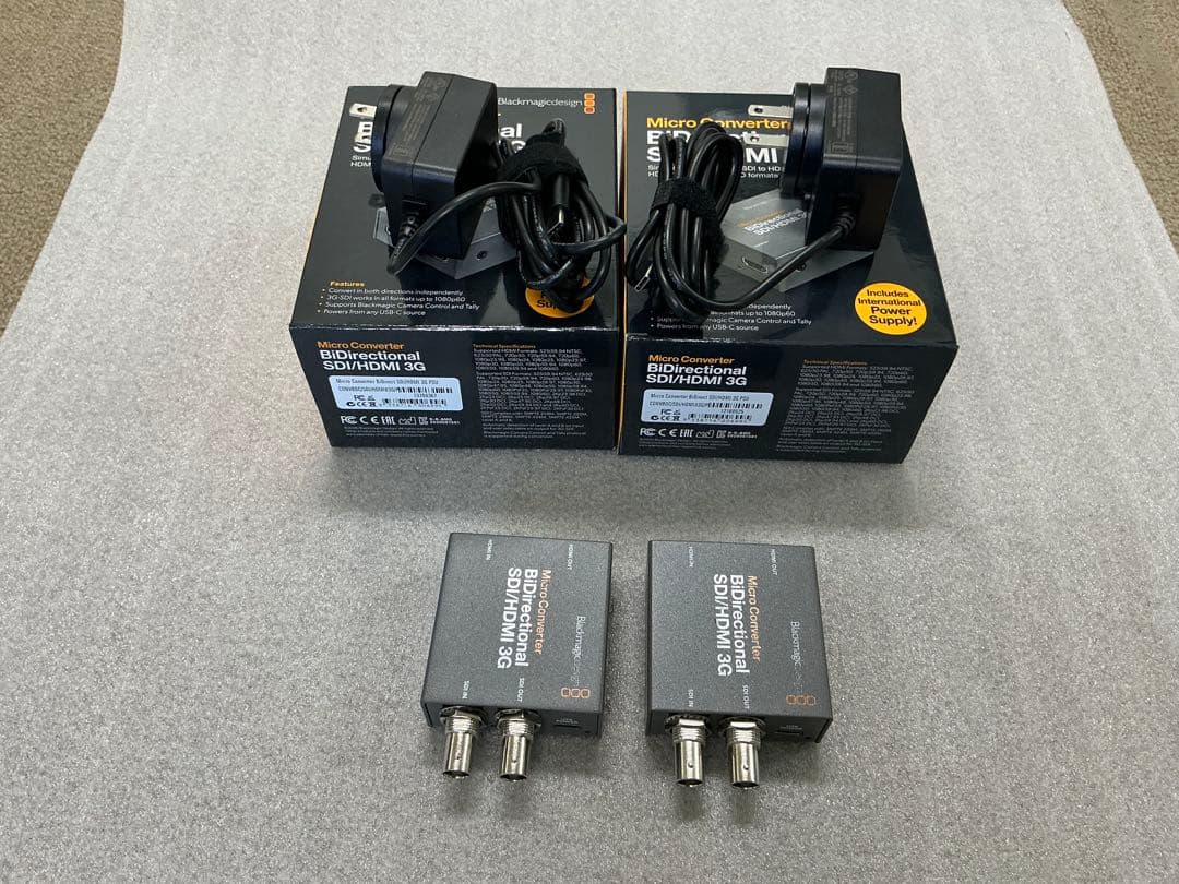 black magic design SDI/HDMI 3G 2セット