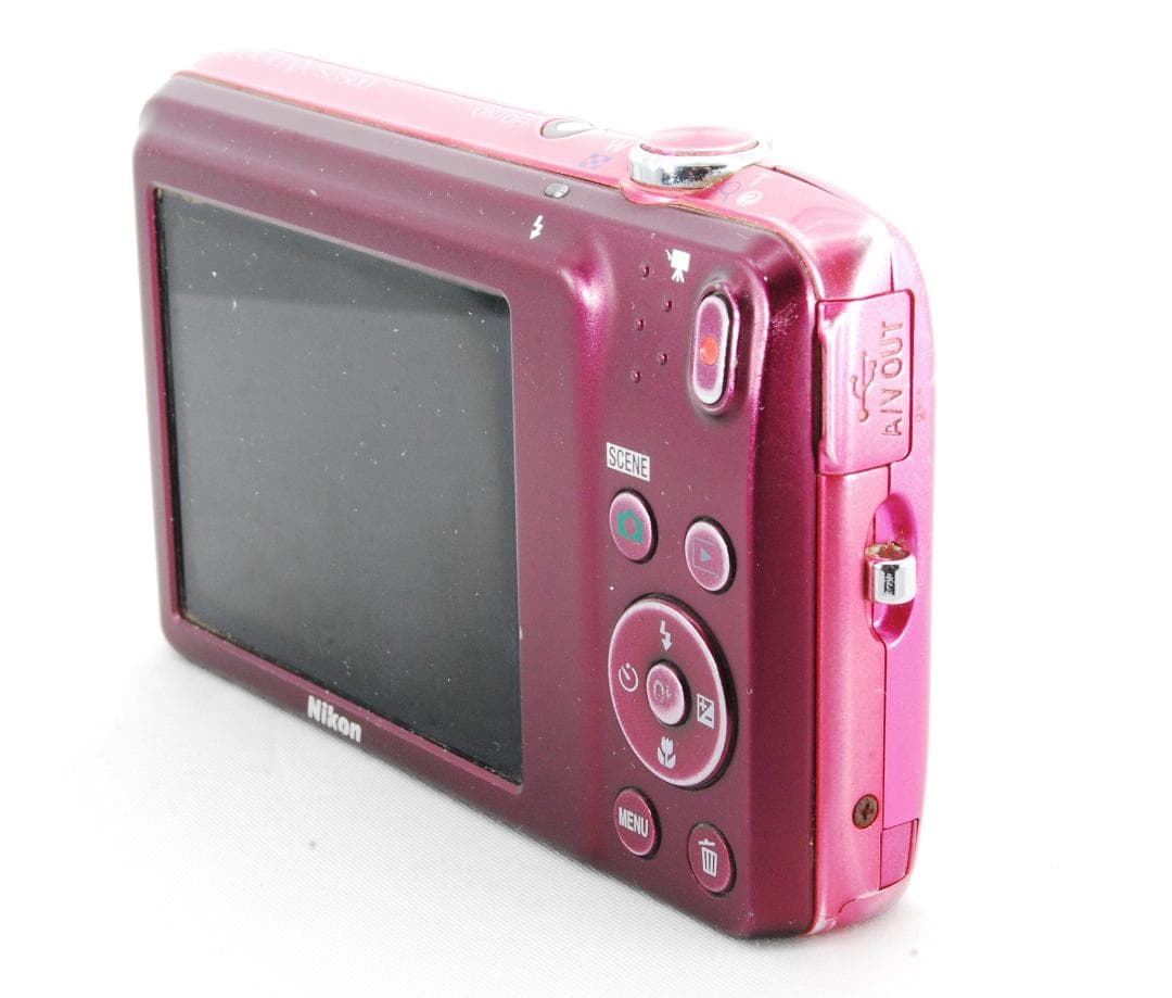 【動作確認済】Nikon S3500 ピンク バッテリー充電器SDカード付き