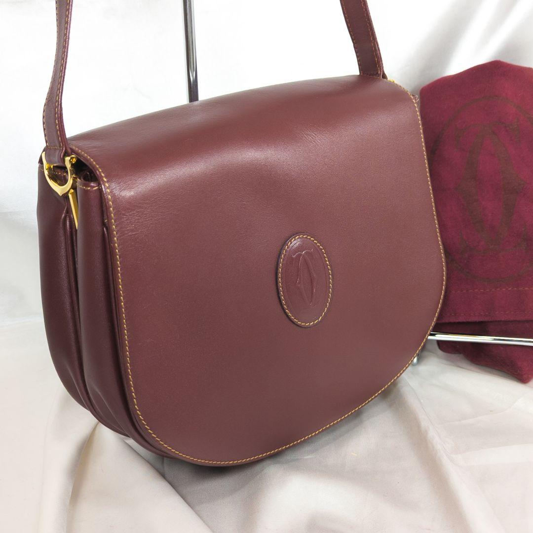 【極美品】 カルティエ マストライン メッセンジャーバッグ ２層タイプ 保存袋付