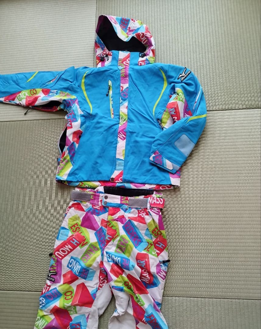 メル54478さまへ　希少　MIZUNO スキーウェア　上下セット　ミズノ Ｍ