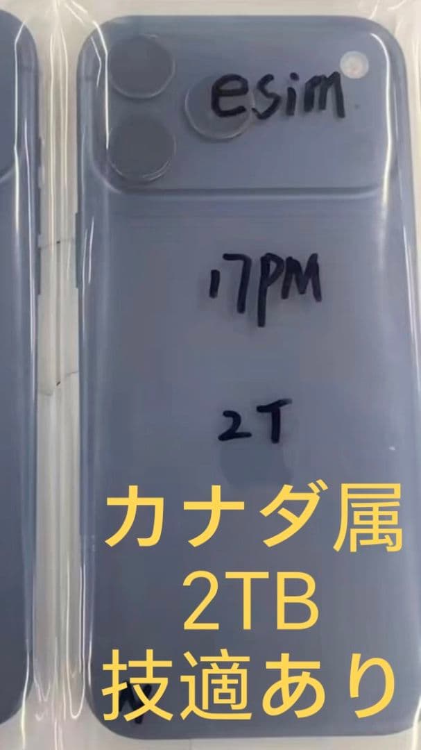 Apple iPhone 17 Pro Max Blue 2TB CA属