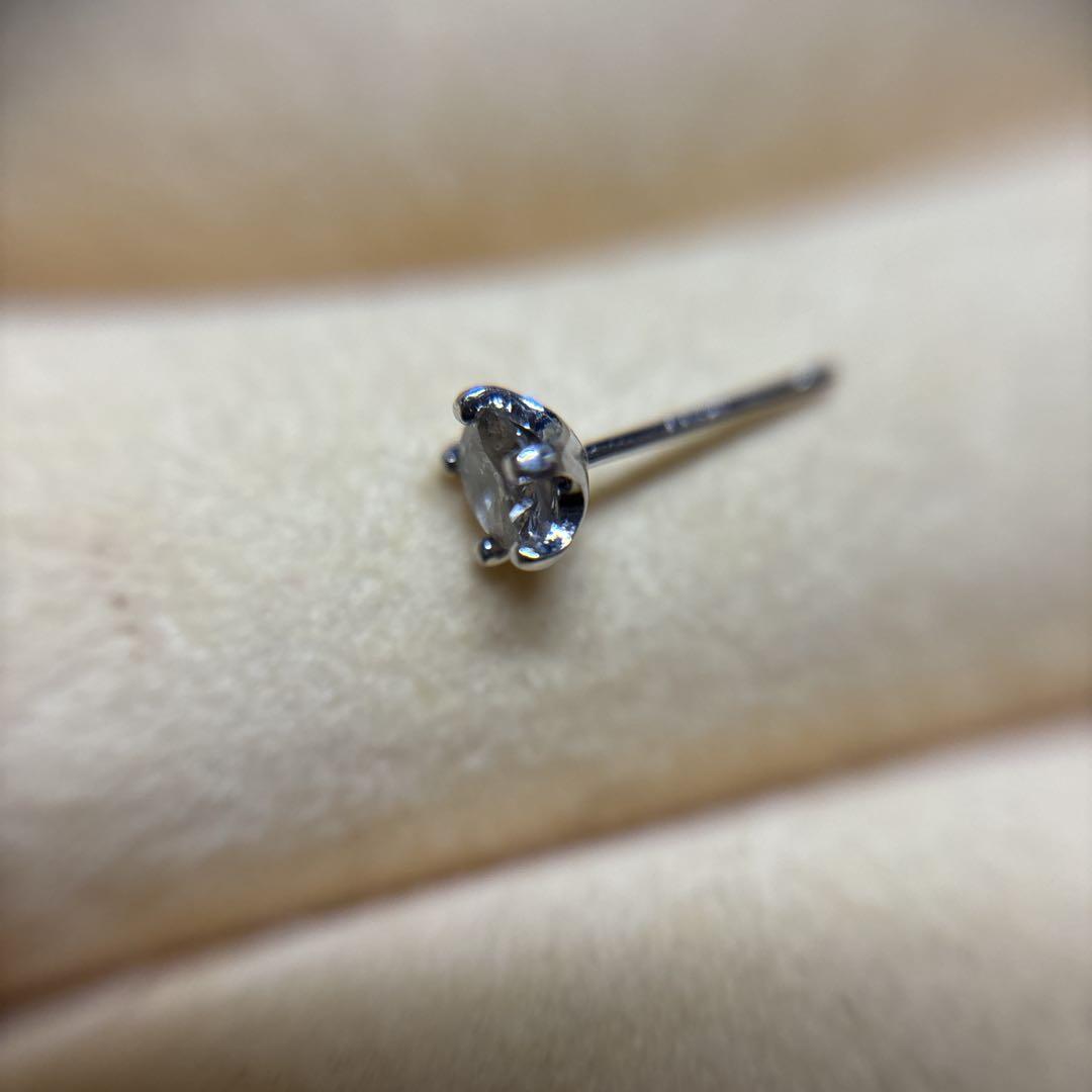 【used品】ダイヤモンドピアス（片方のみ） 　　　　　PT900
