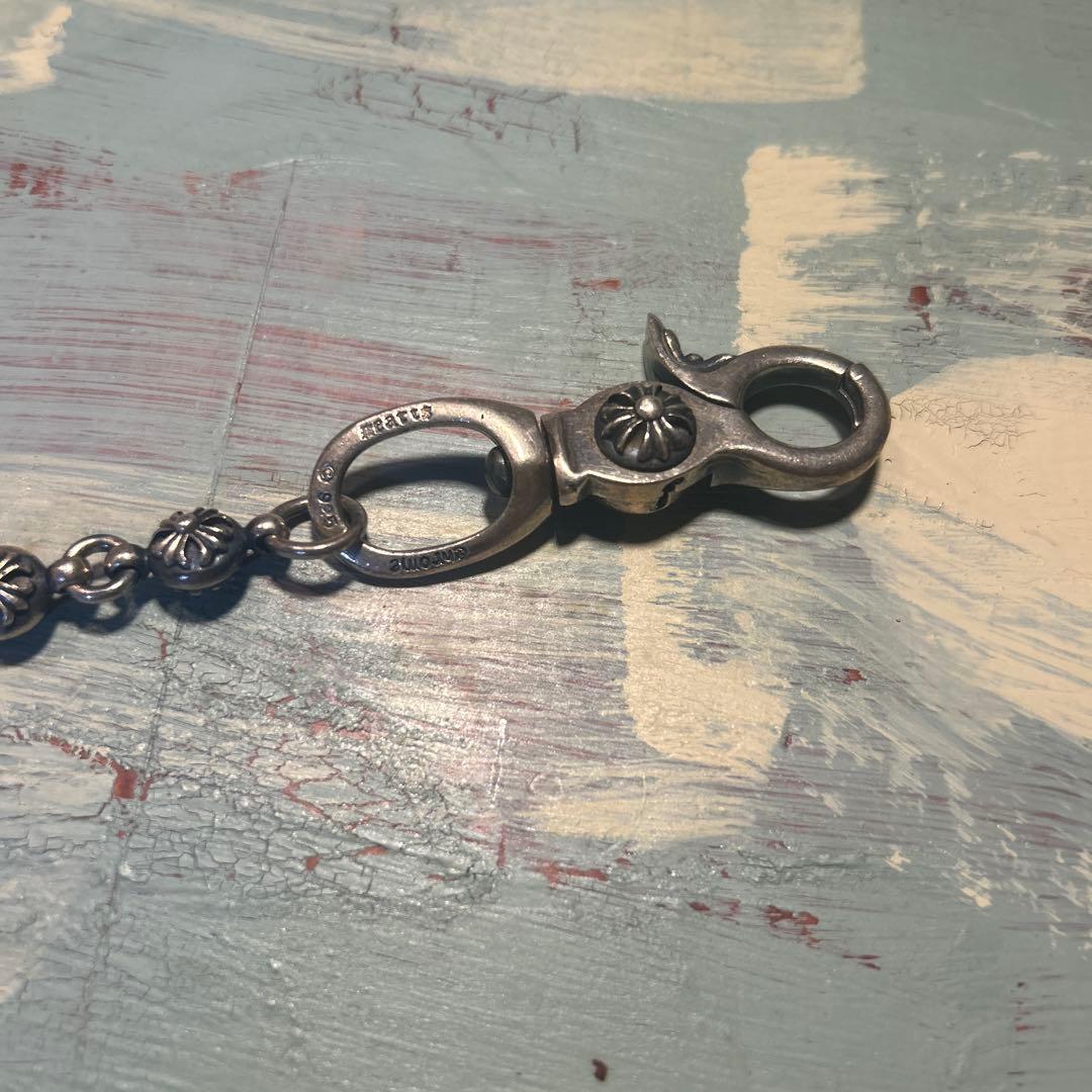 ヴィンテージ クロスボール ウォレットチェーン