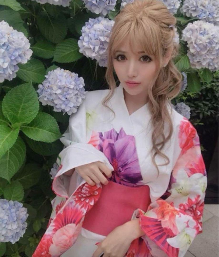 期間限定値下げ⭐️Rady フラワーブーケ 浴衣 ピンク花柄 姫ギャル