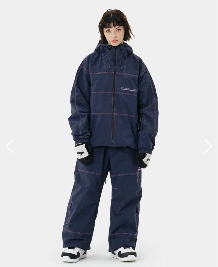 Dimito ネイビー スノーボードウェアセット