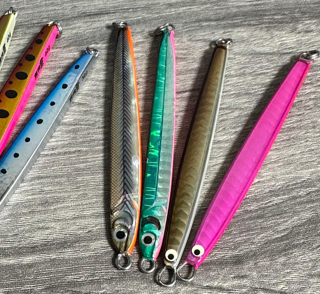 岡ジグ、鱒男爵、P-BOYジグ　サクラマス用ジグセット