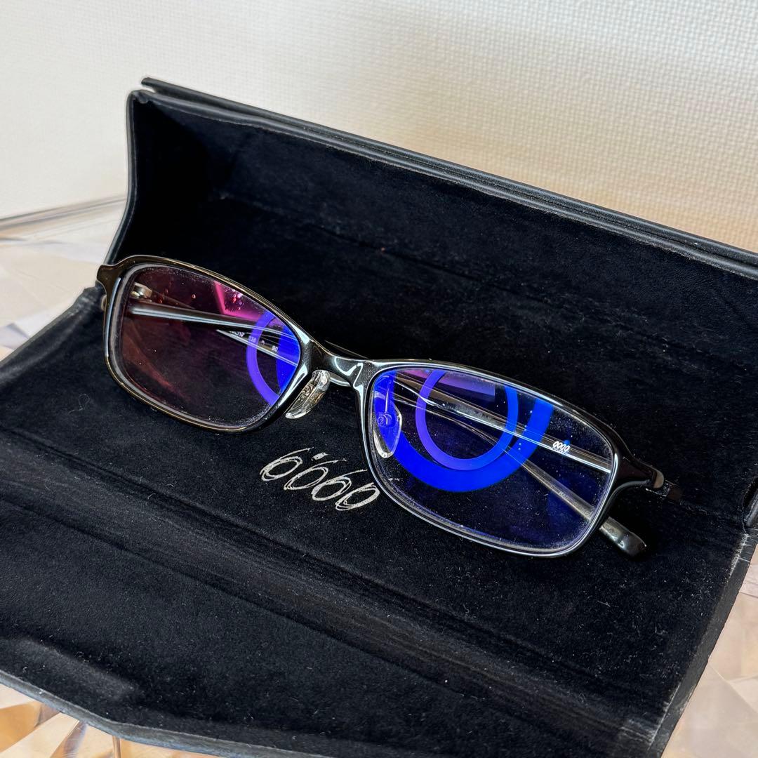 999.9 度ありメガネ ブルーライトカット有り ケース・クリーナー付き